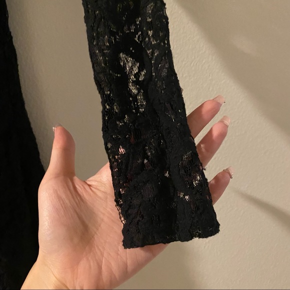 River island black lace dress size UK6 - Picture 6 of 6